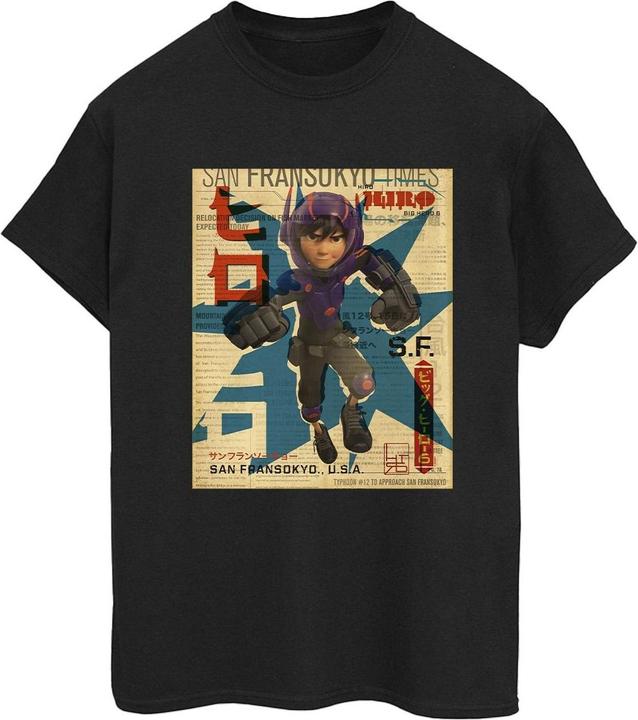 Produktbild Disney Big Hero 6 Baymax Hiro Newspaper TShirt (S)