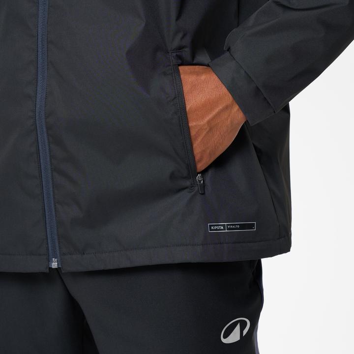 Produktbild Kipsta Damen/Herren Fussball Regenjacke - Viralto Club schwarz (4XL)