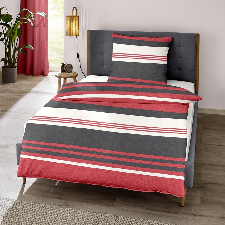 Immagine prodotto Traumschlaf Locarno (Set di biancheria da letto, 200 x 200 cm, 80 x 80 cm)