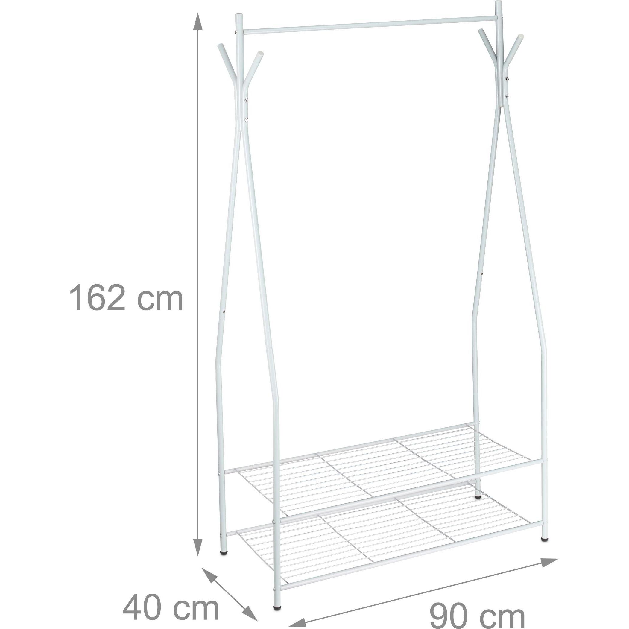 Thumbnail - Relaxdays, Kleiderständer + Kleiderstange, Sandra