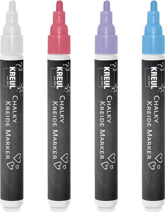 Produktbild Kreul Chalky Kreidemarker medium 4er Set (4x)