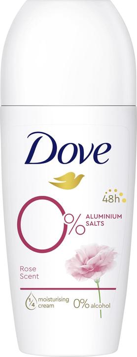 Actual product image Dove Deo Roll on 0% Rose 50ml (Roll-on, 50 ml)