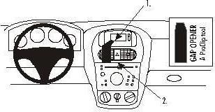 Image du produit Brodit 852855 Support voiture Opel Combo