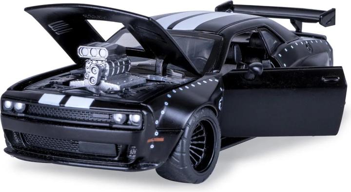 Actual product image Schwarz Kitchen Dodge Challenger SRT Jailbreak Diecast 1:36 schwarz 2in1