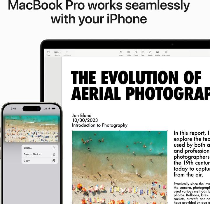 Image du produit Apple MacBook Pro - Late 2023 (14", 1000 Go, 16 Go, CH, M3)