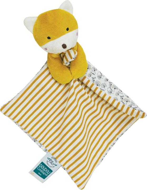 Produktbild Doudou et Compagnie Fuchs Bio Schnuffeltuch 20cm 3x2 ass (MQ6) **
