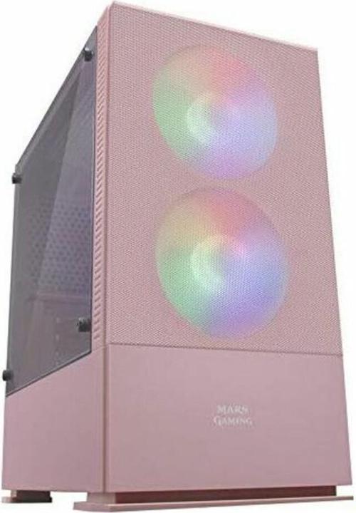 Actual product image Mars Gaming Boitier Mini Tour Micro Atx Mcz RGB Avec Panneau Vitré (Blanc) (mATX, Mini-ITX)