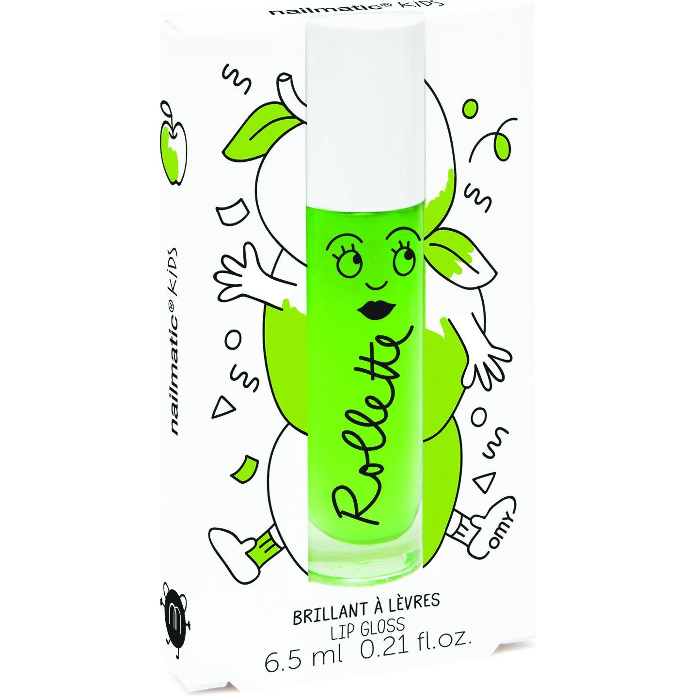 Nailmatic, Nail art + Unghie finte, Błyszczyk dla dzieci Apple 6,5 ml (Unghie artificiali)