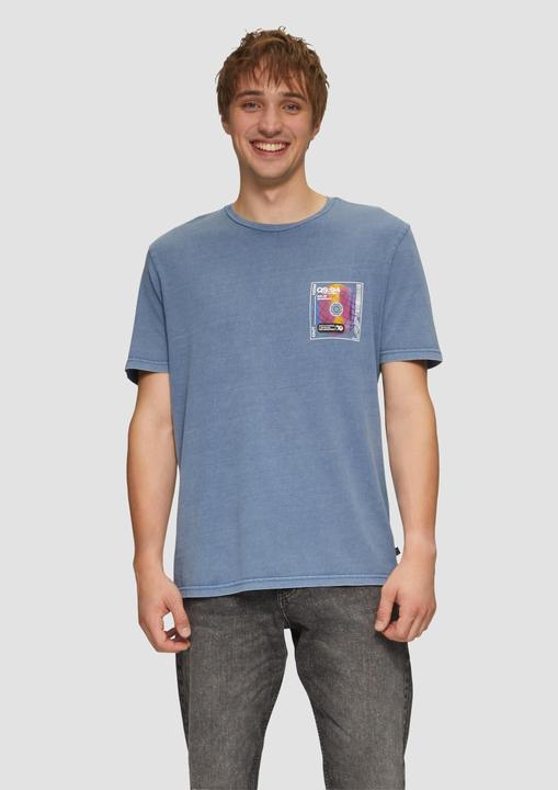 Image du produit S.Oliver T-Shirt Gewaschenes T-Shirt mit Front- und Rückenprint (L)