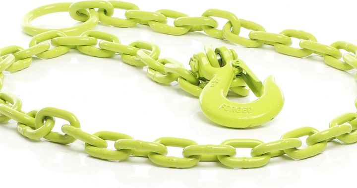 Produktbild XPOtool Forstkette Rückekette rund 1,83m x 10mm Aufhängeglied Sicherheitshaken
