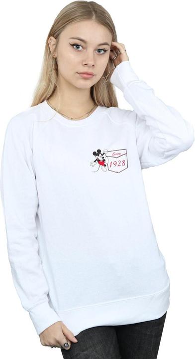 Produktbild Disney Mickey Mouse Faux Pocket Since 1928 Sweatshirt (S)