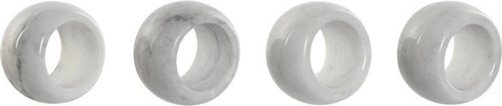 Produktbild Esprit Serviettenring Home Weiss Marmor 4,8 x 4,8 x 3,3 cm 4 Stücke (4 x)
