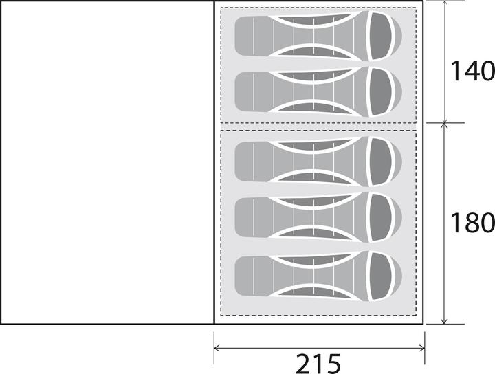Immagine prodotto Brunner Arqus Outdoor 5 (Tenda a tunnel, 16.50 kg, 5 persone)