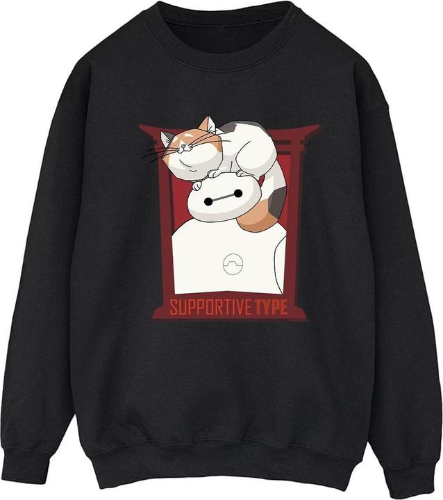 Actual product image Disney Womens/Ladies Big Hero 6 Baymax Frame Support Sweatshirt (XXL)