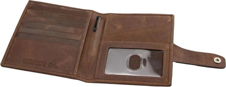 Actual product image Garzini AirTag Passport Holder, Brushed (Document & Wallet)