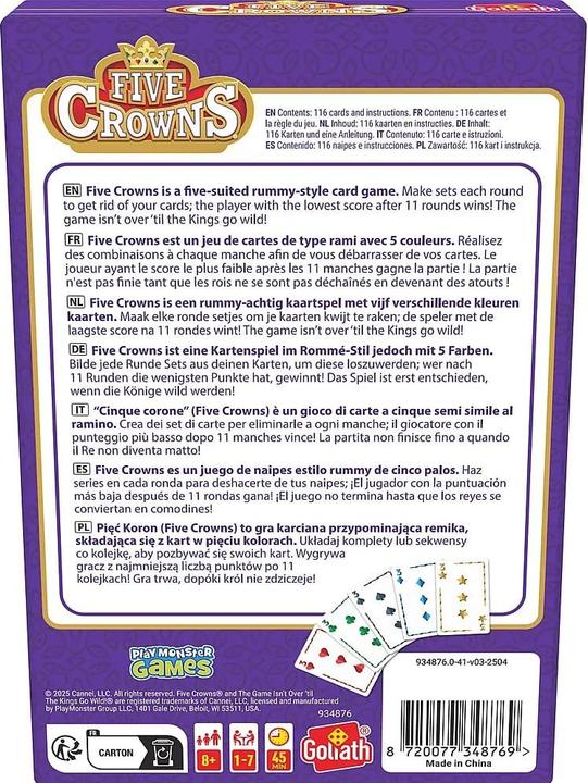 Produktbild Nobrand Five Crowns (Deutsch, 1 - 7 Spieler)