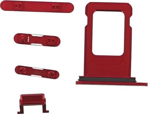 Actual product image OEM Button Set for iPhone XR red (iPhone XR)