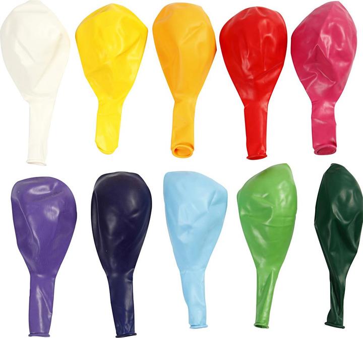 Dunkelblau, Dunkelgrün, Flieder, Gelb, Grün, Hellblau, Orange, Pink, Rot, Weiss