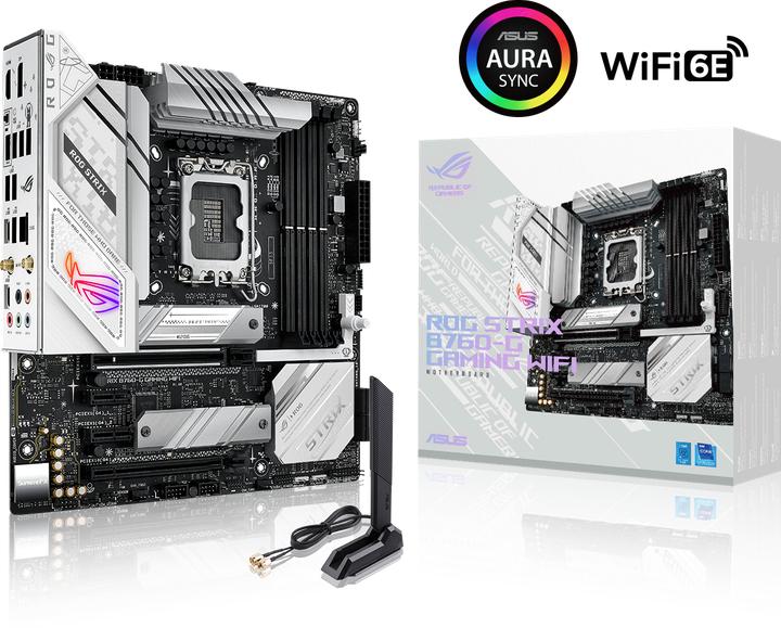 Productafbeelding ASUS ROG STRIX B760-G GAMING WIFI (LGA 1700, Intel B760, mATX)