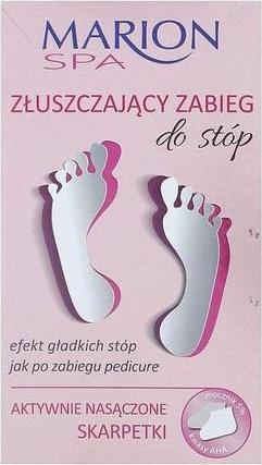 Actual product image Marion Spa Exfoliating Foot Treatment Soaked Socks 2X20Ml (Foot mask, 20 ml)