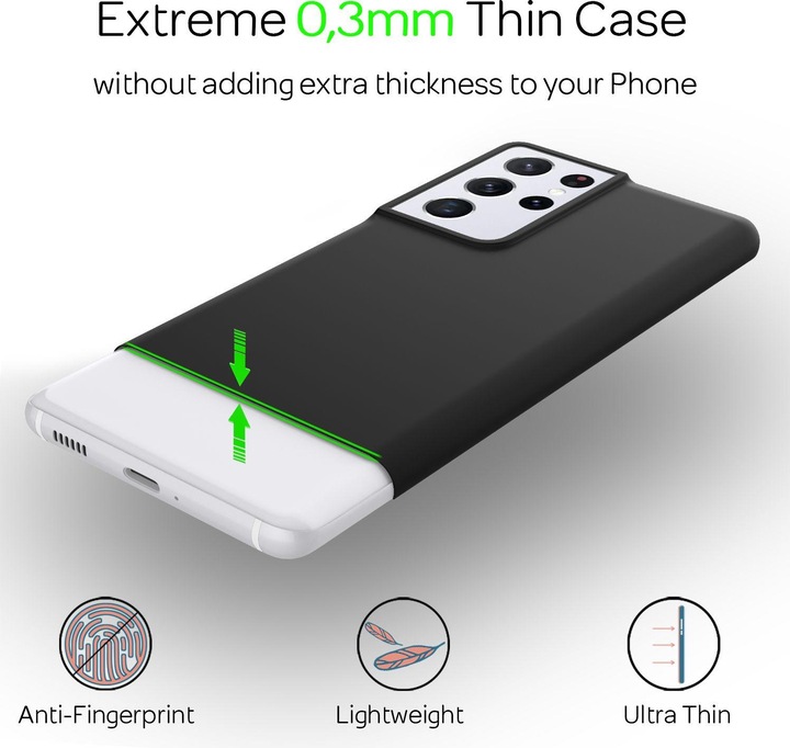 Actual product image Nalia Ultra Thin Hardcase (Samsung Galaxy S21 Ultra)