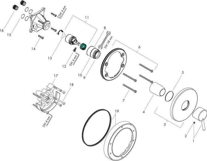 Produktbild hansgrohe Talis S Chrom