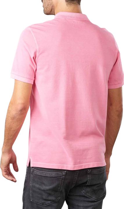 Actual product image Marc O'Polo Short Sleeve Polo Rib Details Raspberry (XXL)