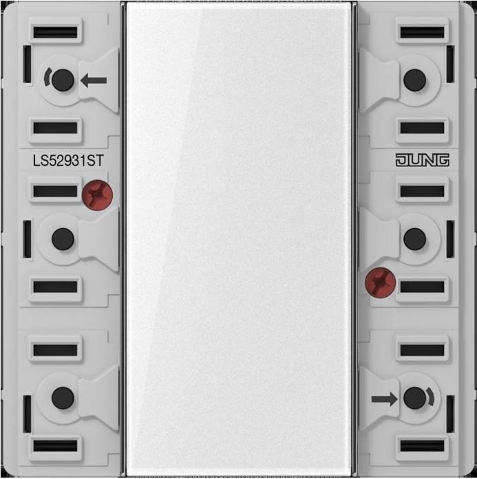 Produktbild JUNG KNX Tastsensor-ModulLS 52931 STUniversal 3fach F50 Serie LS