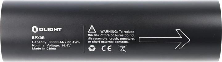 Actual product image Olight Battery X9R with protective cover