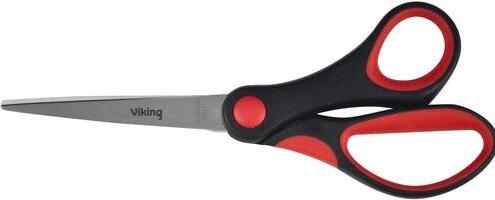 Image du produit Office Depot Ciseaux Soft grip Acier inoxydable Rouge, Noir 170 mm (17 cm)