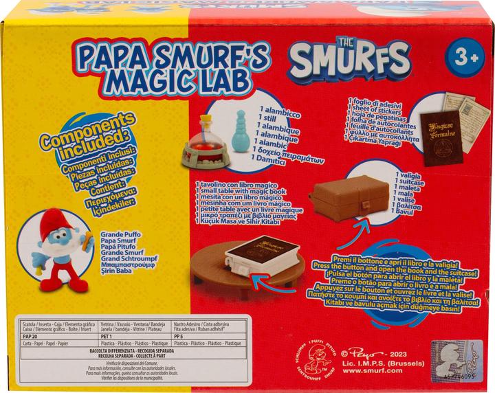 Actual product image Giochi Preziosi Papa Smurf workshop with