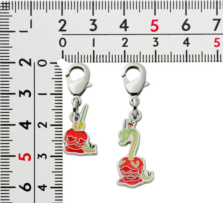 Produktbild Pokémon Pokemon Center - Dipplin, Hydrapple Schlüsselanhänger - 2 Stück