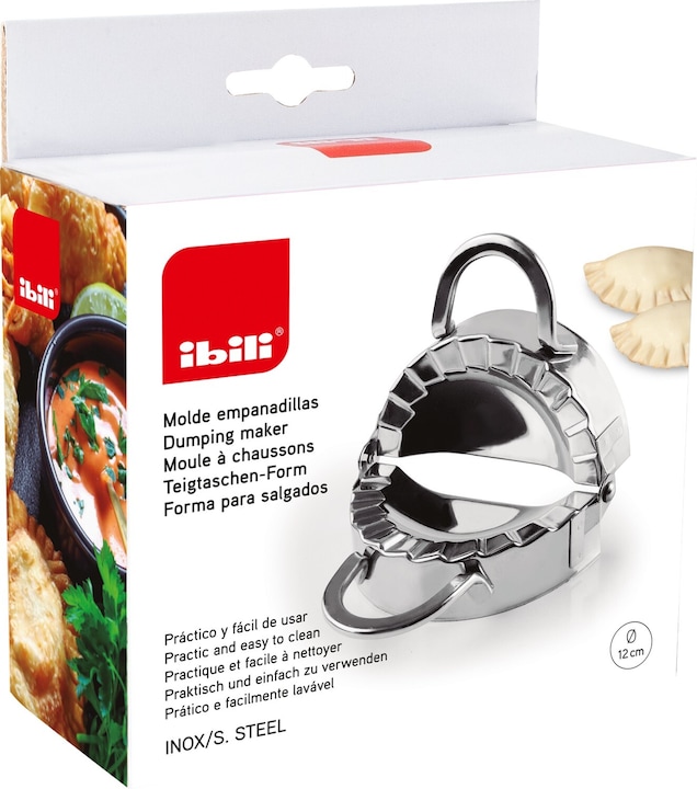 Actual product image Ibili Ravioli Former Edelstahl 15 cm Perfekt für die Herstellung von Empanadas, Ravioli und mehr