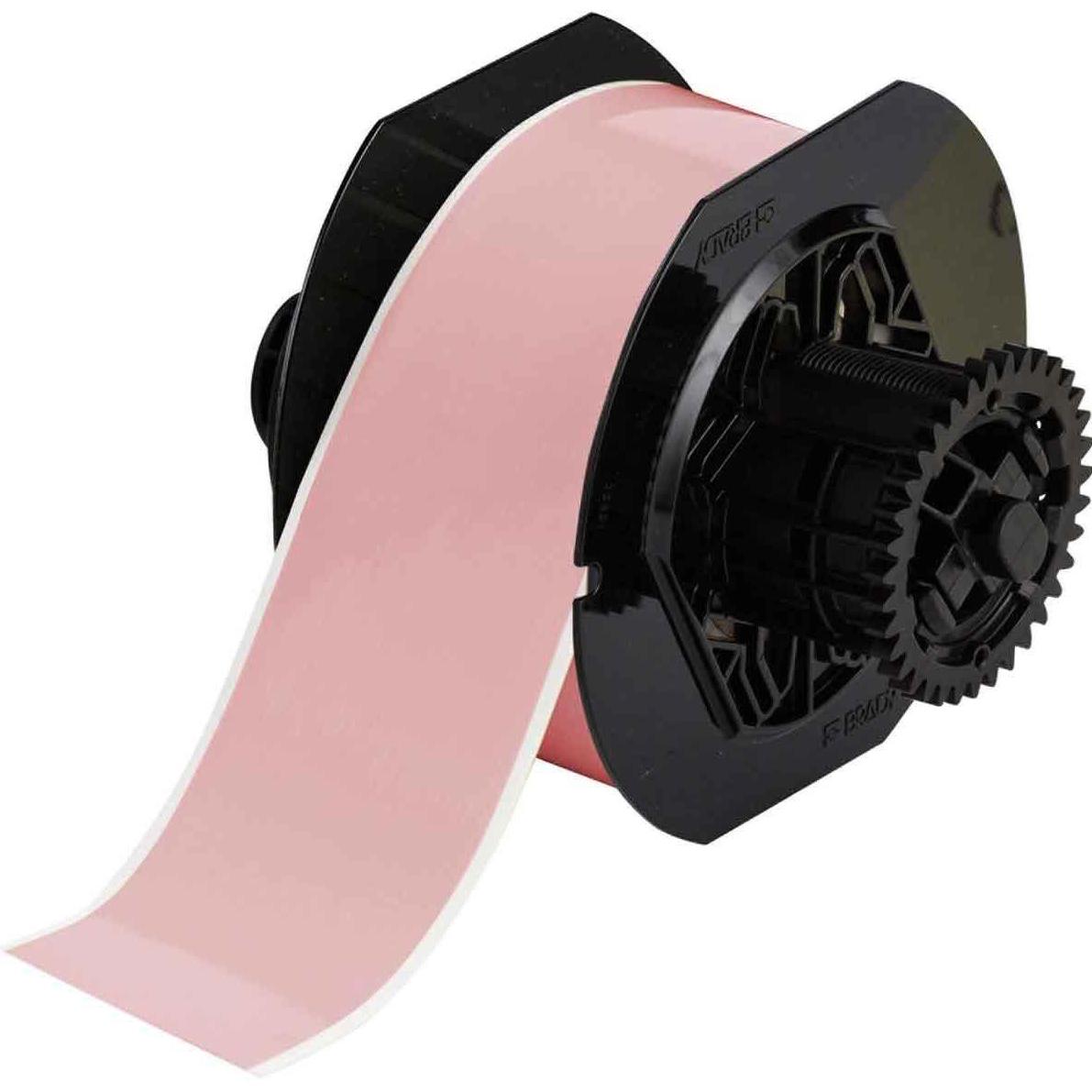 Brady, Etiketten, B30C-2250-569-PK, Hochleistungs-Polyester, Pink, glänzend, 57.15 mm x 30.48 m, permanent, En