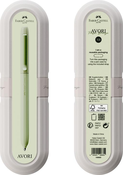 Immagine prodotto Faber-Castell Kugelschreiber Avori XB Fresh Breeze (Verde, 1x)