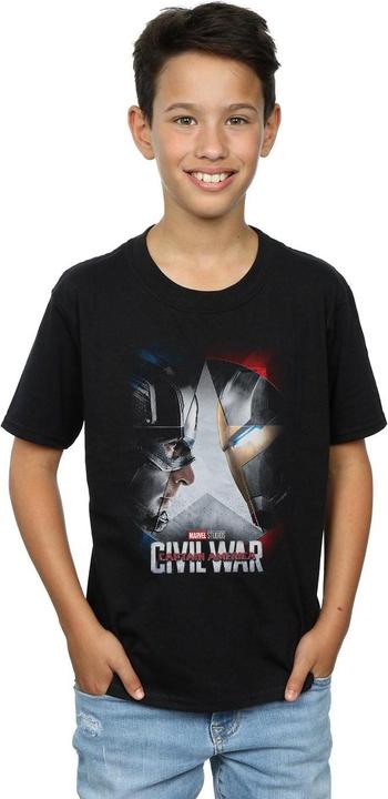 Produktbild Marvel Captain America Civil War Poster TShirt Jungen (152, 158)