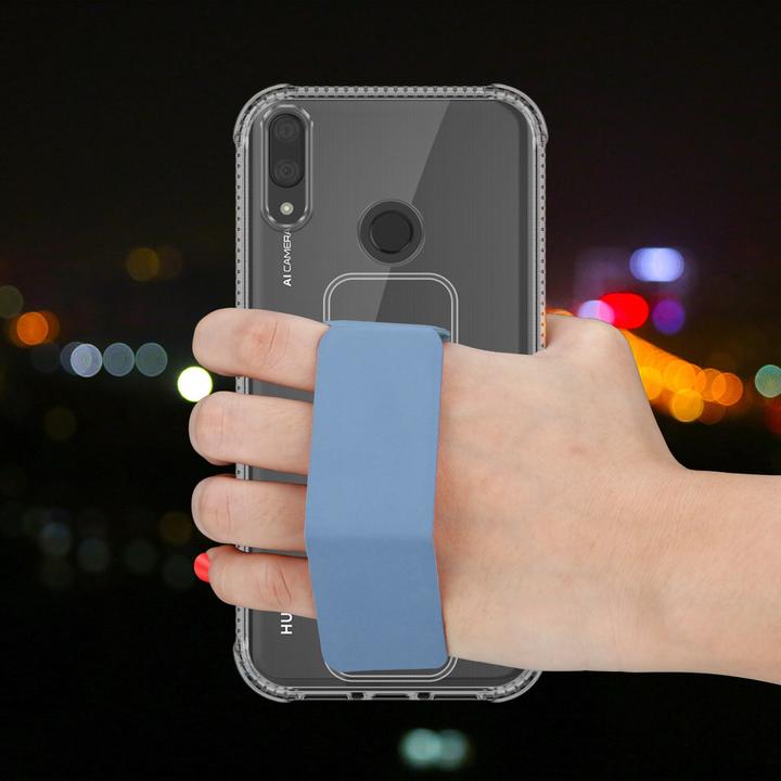 Actual product image Cadorabo Case for Huawei Y7 2019 / Y7 PRIME 2019 in TPU with holder LM167 Style (Huawei Y7 (2019), Huawei Y7 Prime (2019))