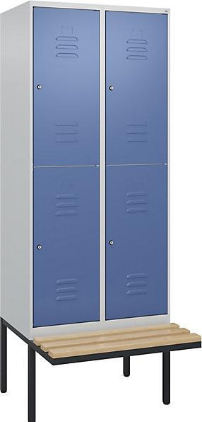 Actual product image C+P Double-decker locker Classic PLUS bench seat (80 cm, 212 cm)
