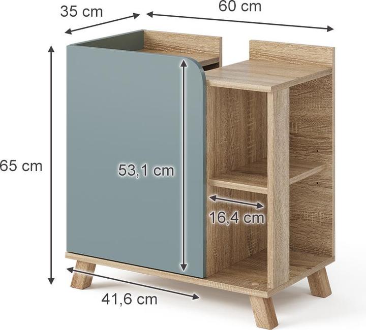 Actual product image Vicco Karen (60 x 65 x 35 cm)