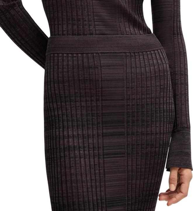 Actual product image BOSS Womens/Ladies Farmina Ribbed Knitted Midi Skirt (S)