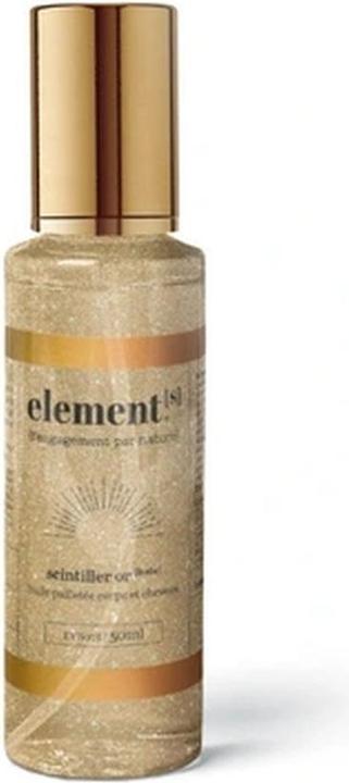 Pbi Elements Shimmering Gold Oil For Body And Hair 50 Ml (50 ml)