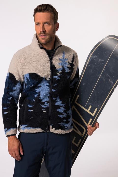 Immagine prodotto Jay-Pi Giacca di teddy da sci con jacquard e collo alto, fino alla tg. 7XL (7XL)