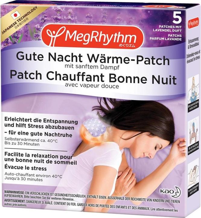 Actual product image Megrhythm Warmth Patch Good Night (5 x)