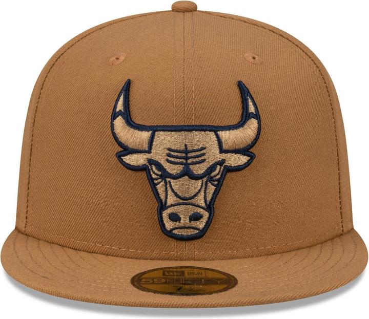 Actual product image New Era 59Fifty Fitted Cap - NBA Chicago Bulls wheat brun