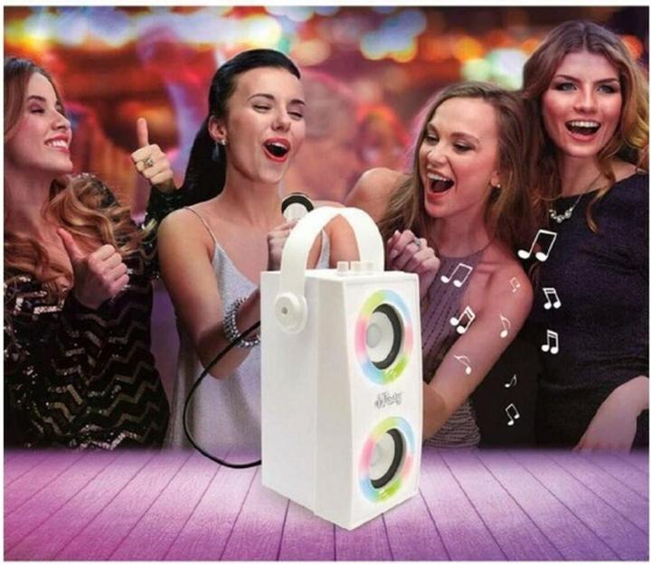 Produktbild Lexibook BTP180Z iParty-Tragbarer Bluetooth-Lichtlautsprecher mit Mikrofon, Stereoanlage, Lichteffe