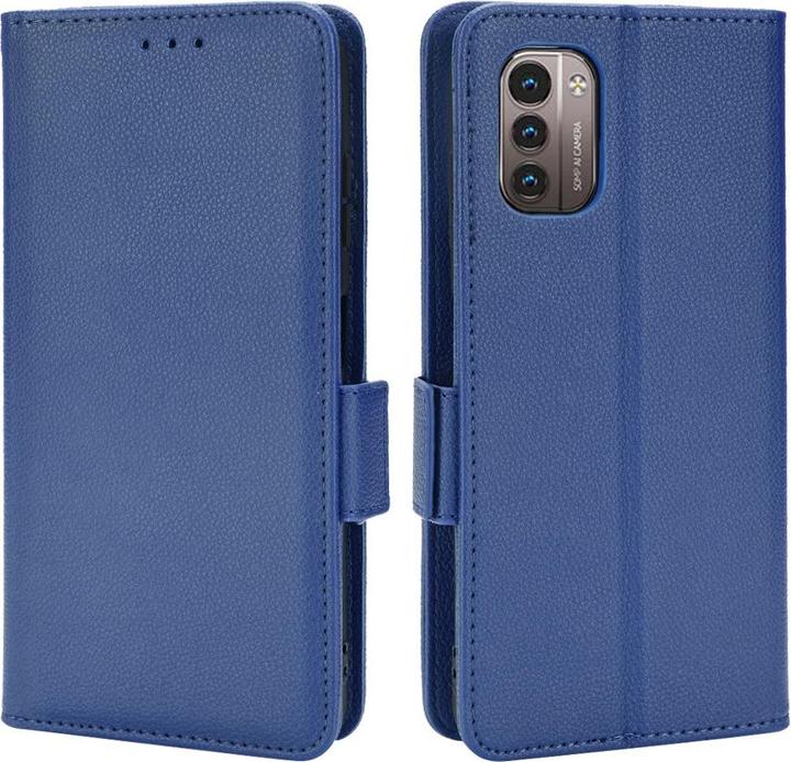 Cover-Discount Nokia G11 G21 Stand Flip Case Cover dark blue
