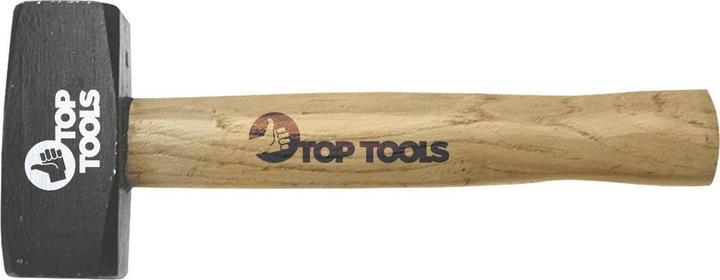 Actual product image TOP Stone hammer with wooden handle 1.25 kg (02A012) (1250 g)