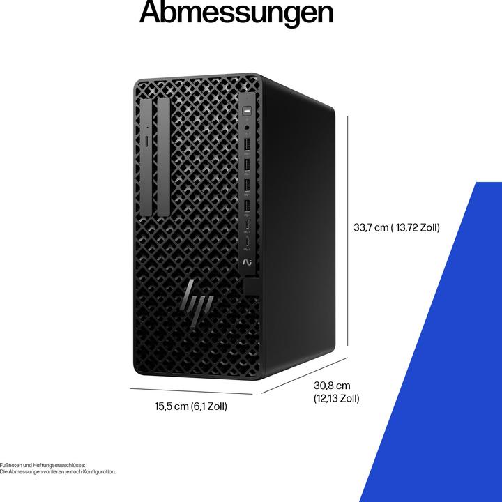 Actual product image HP Z1 Tower G1i (1000 GB, 64 GB, Intel Core Ultra 9 285)