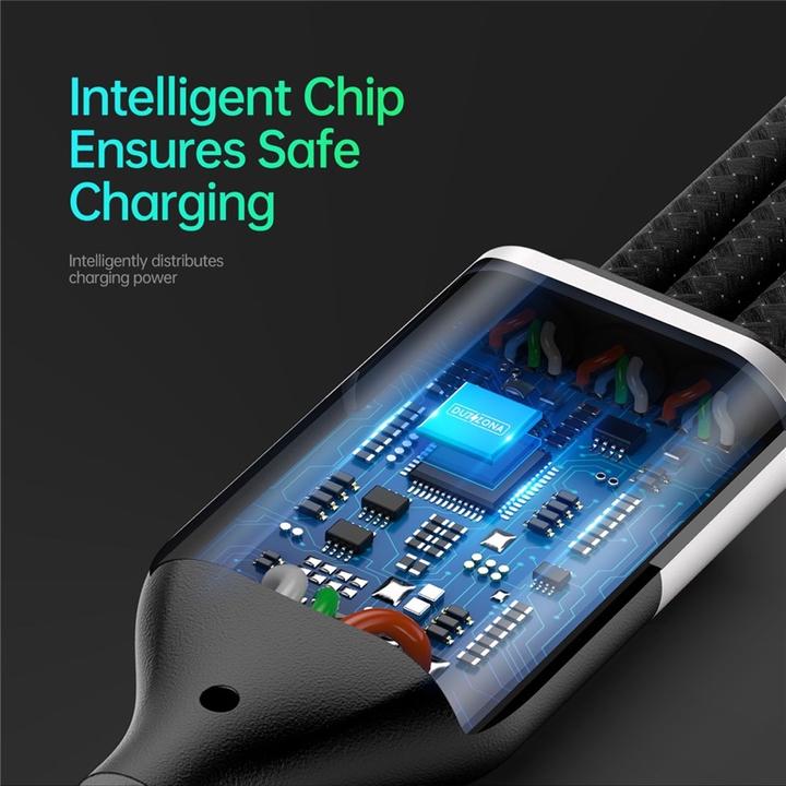 Produktbild Duzzona 3 in 1 USB Ladekabel (1.30 m, 100 W)