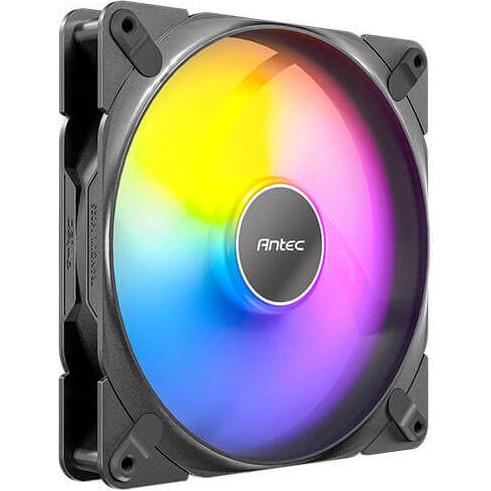 Antec Tranquil 140 ARGB, ventola per case da 140 mm x 25 mm, ventola ARGB PWM, 1500 rpm, 89,72 CFM, 1,82 (140 mm), Ventola PC, Grigio, Nero